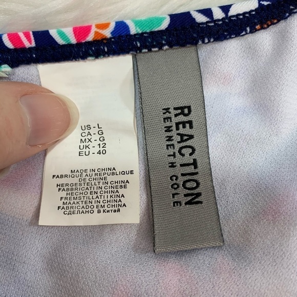NWOT Kenneth Cole Reaction Multicolored Bikini - Picture 3 of 6
